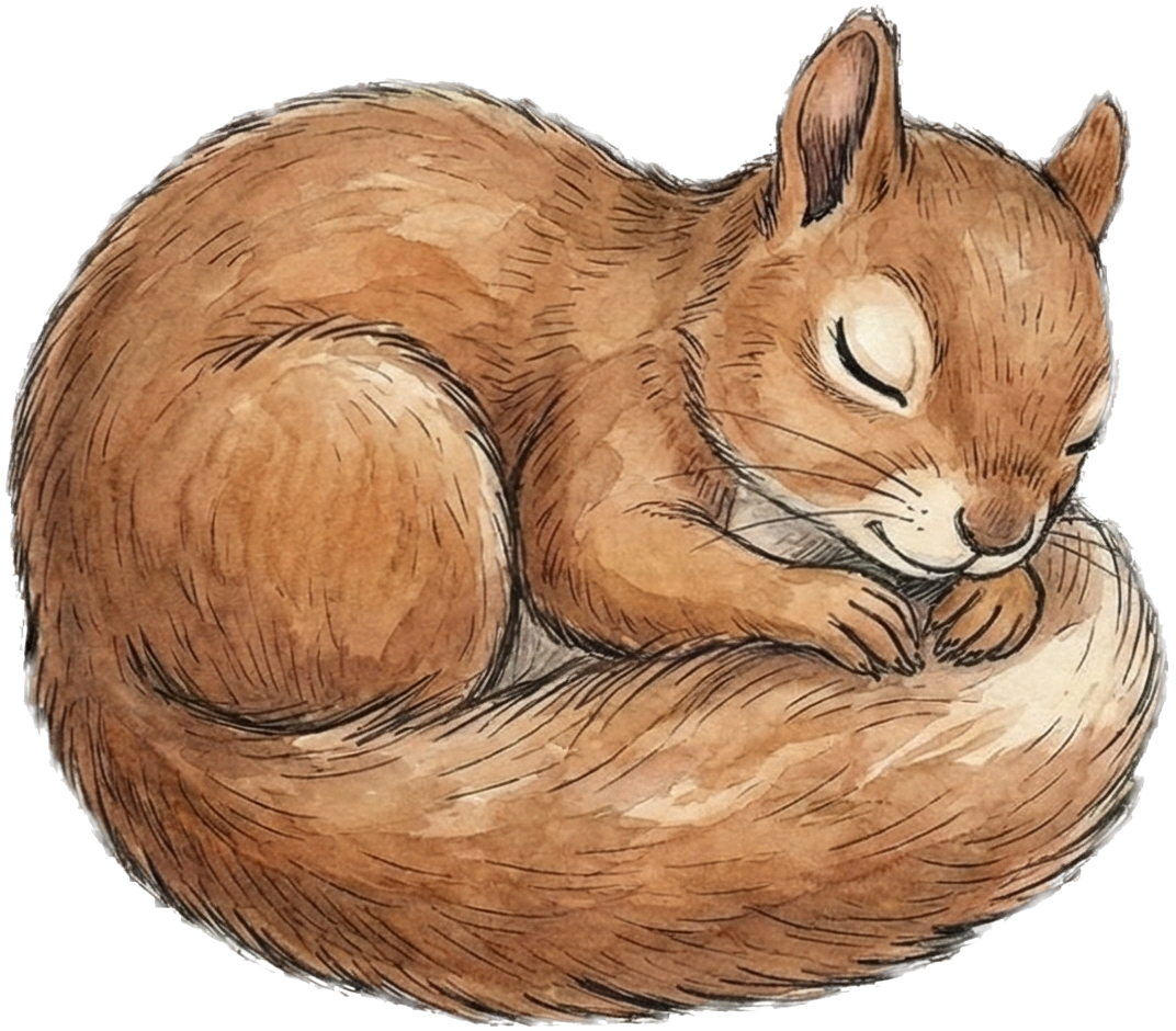Even brilliant squirrels need rest — capture that 2 AM idea before it disappears